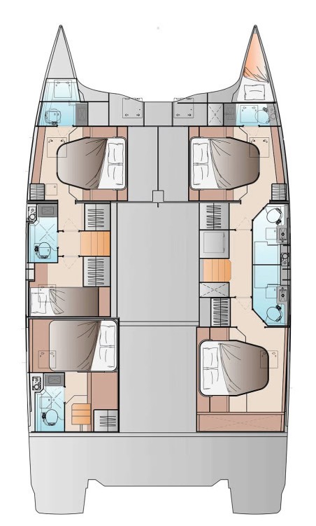 Fountaine Pajot Fountaine Pajot FP 48 Quintet 5 Long Layover