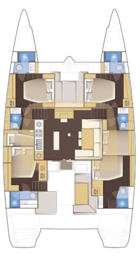 Lagoon-Bénéteau Lagoon 52 - 5 + 1 cab. Ventana Al Mar