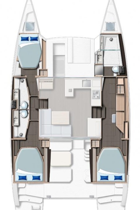 Leopard Catamarans / Robertson & Caine Leopard 42 - 3 cab. Serenity