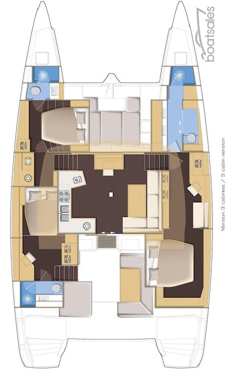 Lagoon 40 - 3 + 2 cab | Czarter jachtu Karaiby | Travelboat