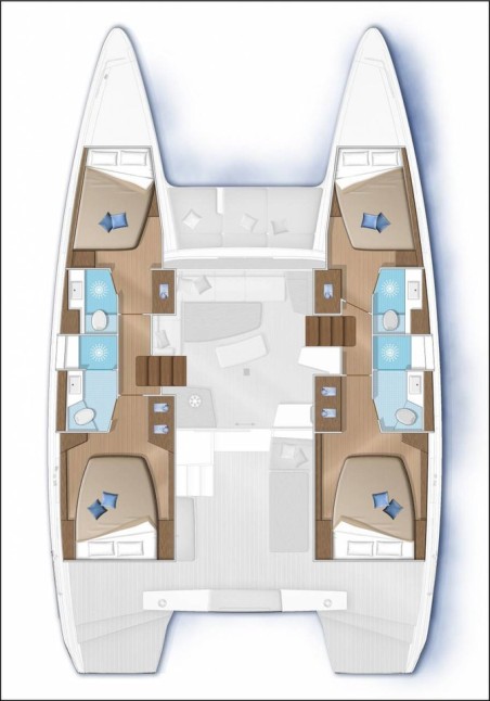 Lagoon-Bénéteau Lagoon 42 - 4 + 2 cab. Zil 2