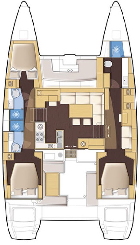 Lagoon-Bénéteau Lagoon 450 - 3 cab. Bumbu