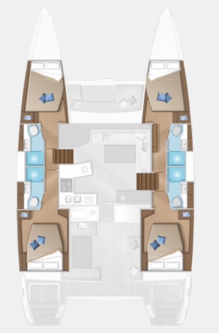 Lagoon-Bénéteau Lagoon 450 S - 4 + 2 cab. Vertigo