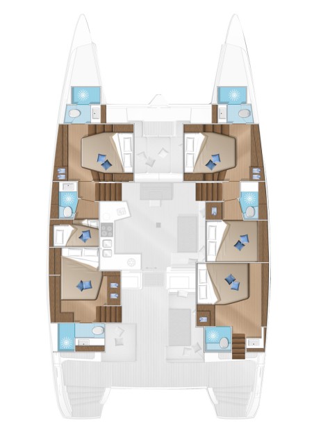 Lagoon-Bénéteau Lagoon 52 - 6 cab. Takamaka