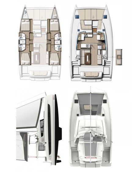 Catana Group Bali 4.2 - 4 + 1 cab. Ediba Pisces