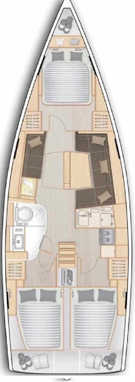 Hanse Yachts Hanse 418 - 3 cab. L'epaulard III