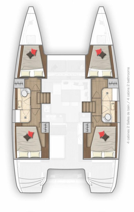 Lagoon-Bénéteau Lagoon 40 - 4 + 2 cab K-35