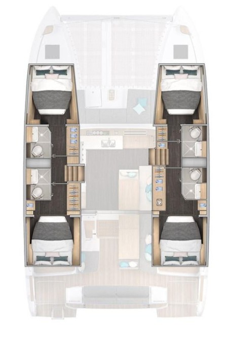 Lagoon-Bénéteau Lagoon 43 - 4 + 1 cab. Cloud Dancer 2