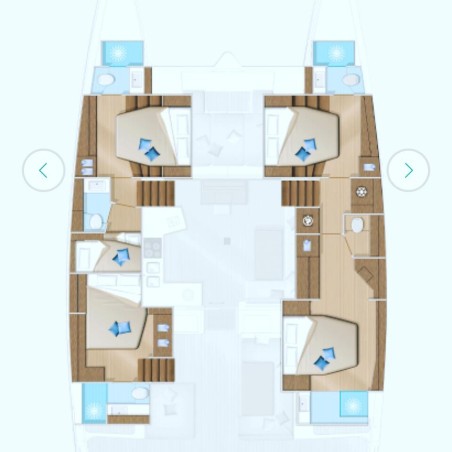 Lagoon-Bénéteau Lagoon 52 F - 5 + 2 cab. Blue Moon