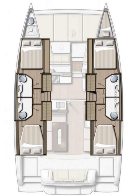 Catana Group Bali 4.2 - 4 + 1 cab. Ziphius