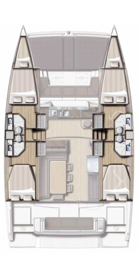 Catana Group Bali 4.3 - 4 + 2 cab. Hogwarts