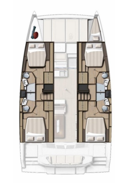 Catana Group Bali 4.4 - 4 + 1 cab. Stenella