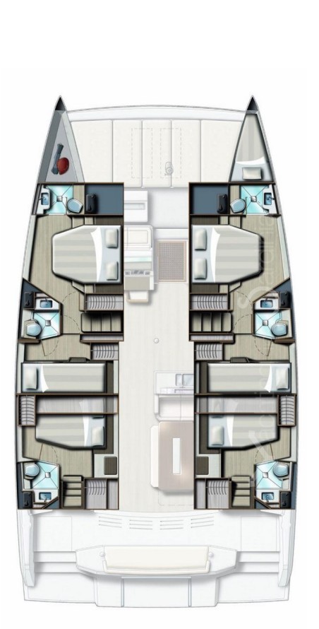 Catana Group Bali 4.8 - 6 + 1 cab. Steno