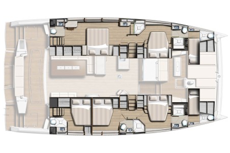 Catana Group Bali 5.4 - 5 + 2 cab REMOte Parking