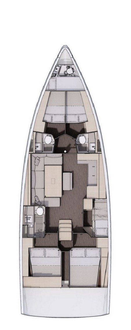 Dufour Yachts Dufour 470 - 5 + 1 cab. Potter