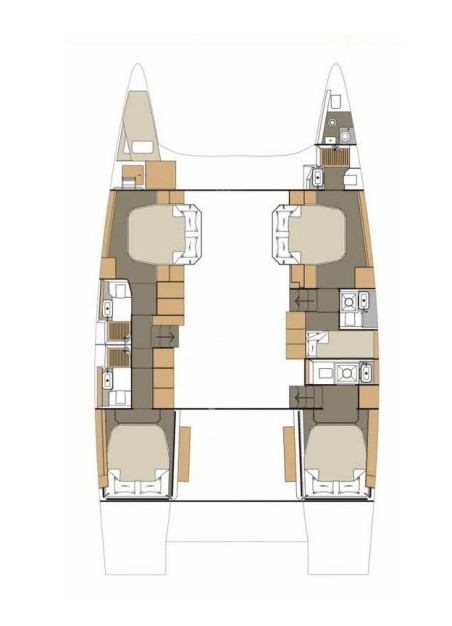 Dufour Yachts Dufour 48 Catamaran - 5 + 1 cab. Delphinus