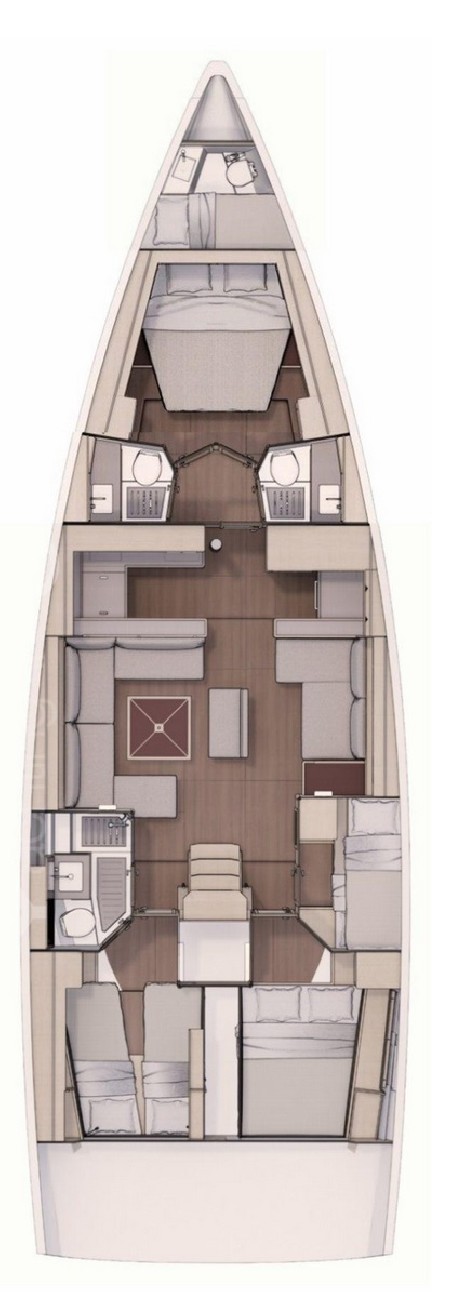 Dufour Yachts Dufour 530 - 4 + 1 cab. Gringott