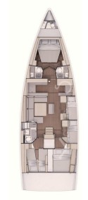 Dufour Yachts Dufour 530 - 5 + 1 cab. Asperula - 2