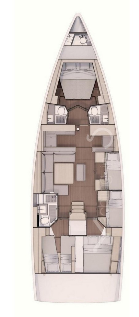 Dufour Yachts Dufour 530 - 5 + 1 cab. Asperula