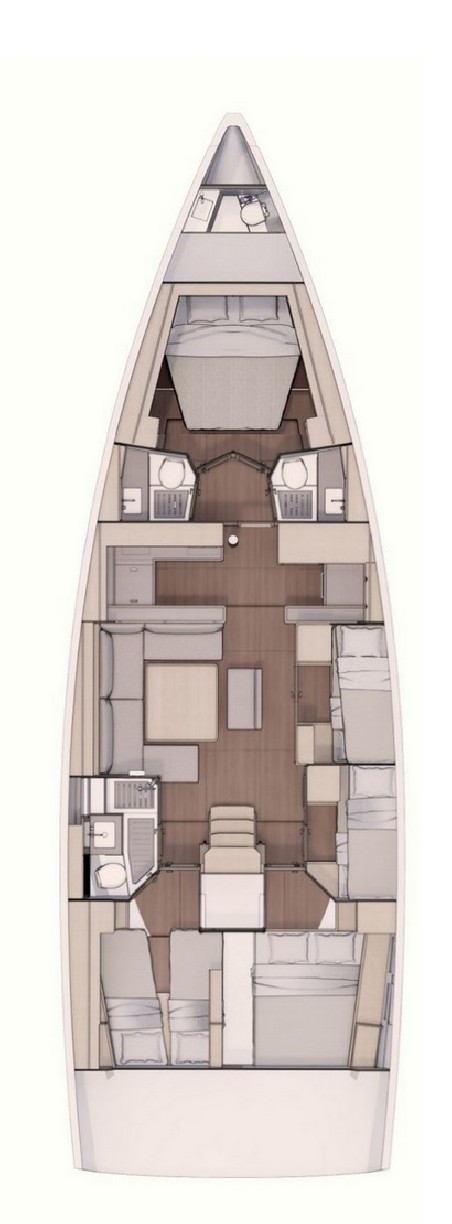 Dufour Yachts Dufour 530 - 5 + 1 cab. Edvige