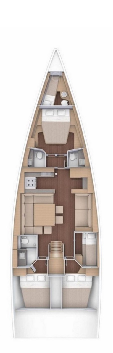 Dufour Yachts Dufour 56 Exclusive - 4 + 1 cab. Morisia