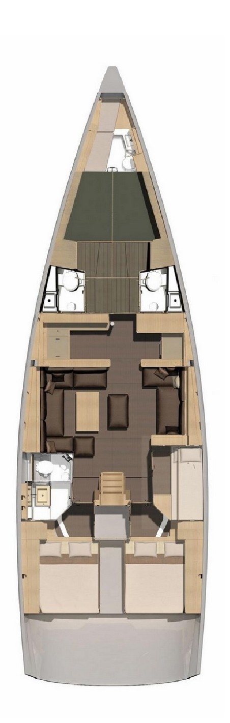 Dufour Yachts Dufour 56 Exclusive - 5 + 1 cab. Silente