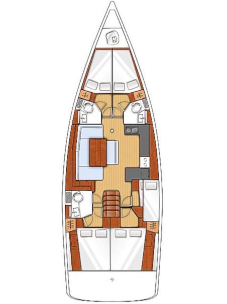 Oceanis 48 - 5 cab. | Czarter jachtu Grecja | Travelboat