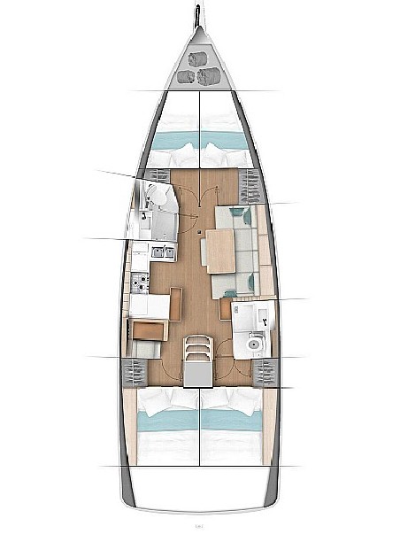 Jeanneau Sun Odyssey 440 - 4 cab. Olympia