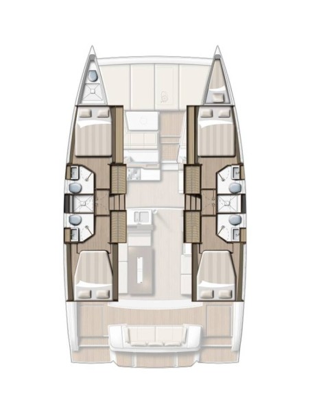 Catana Group Bali 4.2 - 4 + 1 cab. Res23