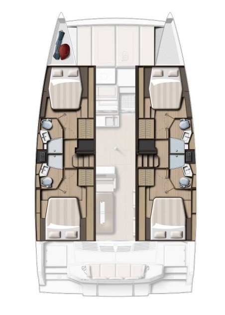 Catana Group Bali 4.4 - 4 + 1 cab. Cio