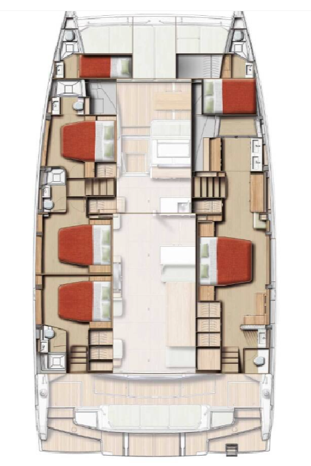 Catana Group Bali 5.8 - 5 + 2 cab. Alhena