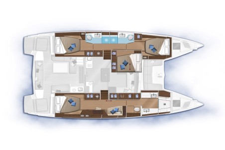 Lagoon-Bénéteau Lagoon 50 OW - 4 + 1 cab. Swice