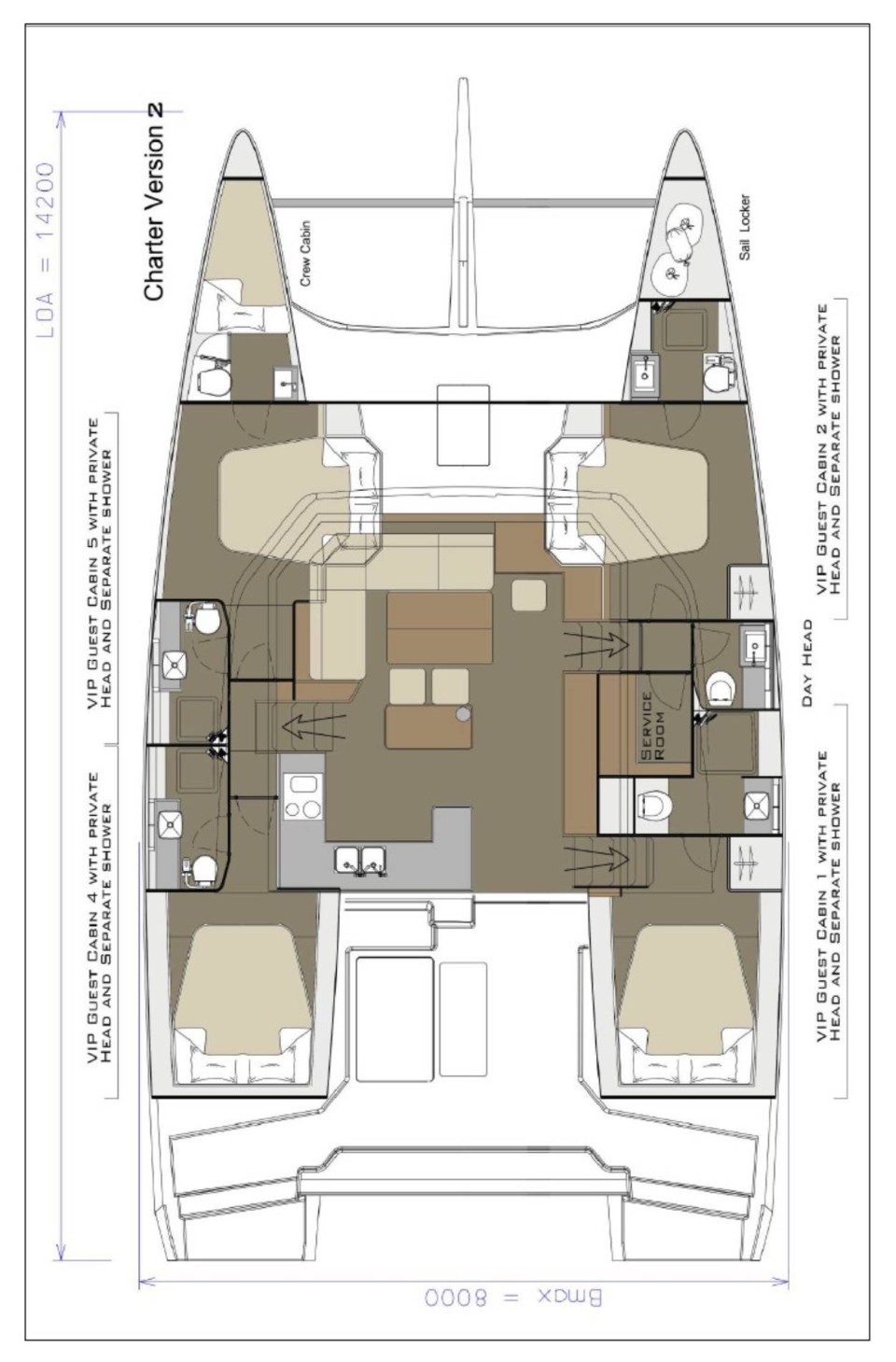Dufour Yachts Dufour 48 Catamaran - 4 + 1 cab. Vittoria