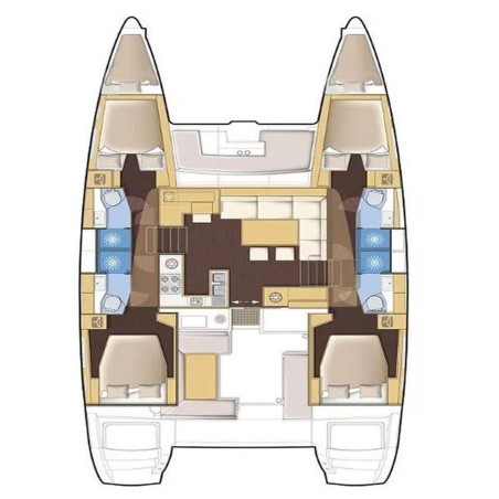 Lagoon-Bénéteau Lagoon 410 S2 - 4 + 1 cab. Aloha
