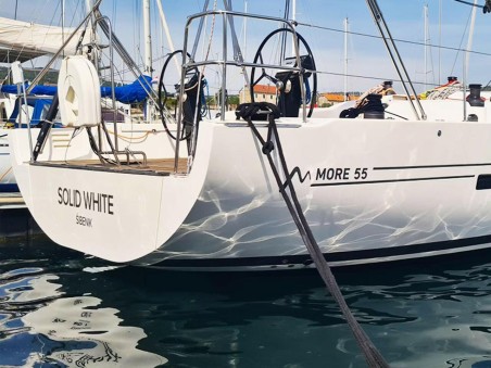 More Boats More 55 Solid White