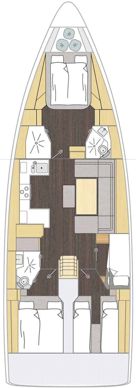Bavaria Yachtbau Bavaria C46 - 4 cab. Spirit of Argo