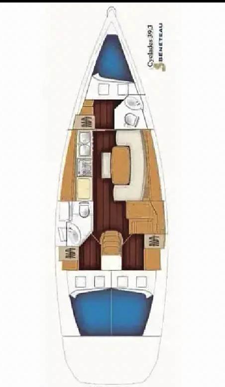 Bénéteau Cyclades 39.3 Miss Aleyna