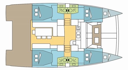 Catana Group Bali 4.1 - 4 + 2 cab. Nereida