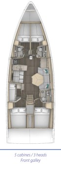 Dufour 48 - 5 cab. | Yacht Charter Greece | Travelboat - 2