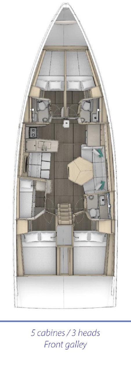 Dufour Yachts Dufour 48 - 5 cab. Bourini