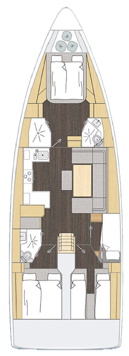 Bavaria Yachtbau Bavaria C46 - 4 cab. Azzurra