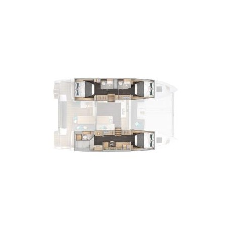 Lagoon-Bénéteau Lagoon 43 - 3 + 2 cab. Solution