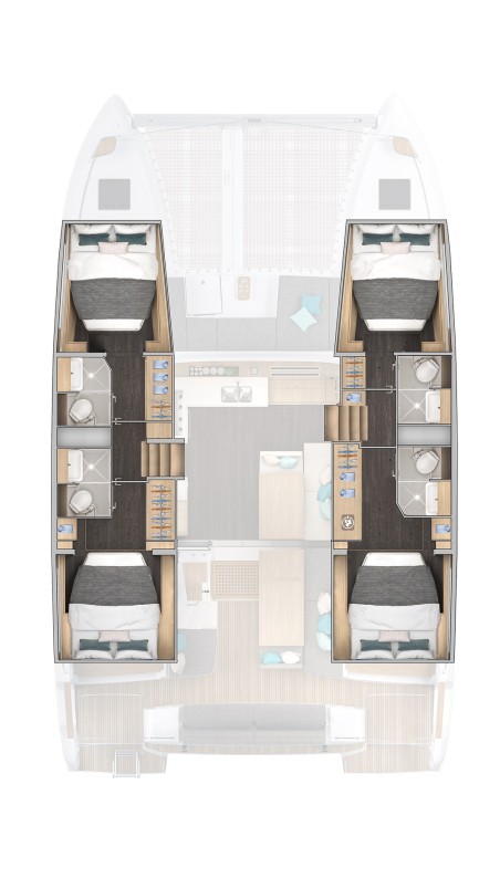 Lagoon-Bénéteau Lagoon 43 - 4 + 2 cab. Aelia