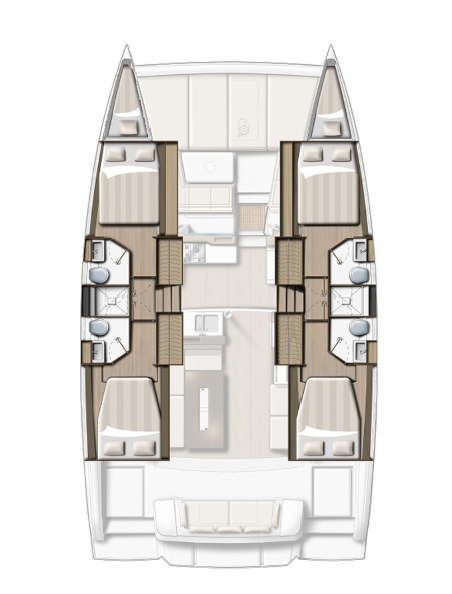 Catana Group Bali 4.2 - 4 + 2 cab. Solanna