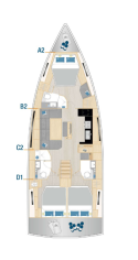 Hanse 460 - 3 cab | Czarter jachtu Grecja | Travelboat - 2