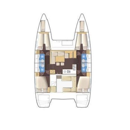 Lagoon-Bénéteau Lagoon 400 S2 - 4 + 2 cab. Myrto