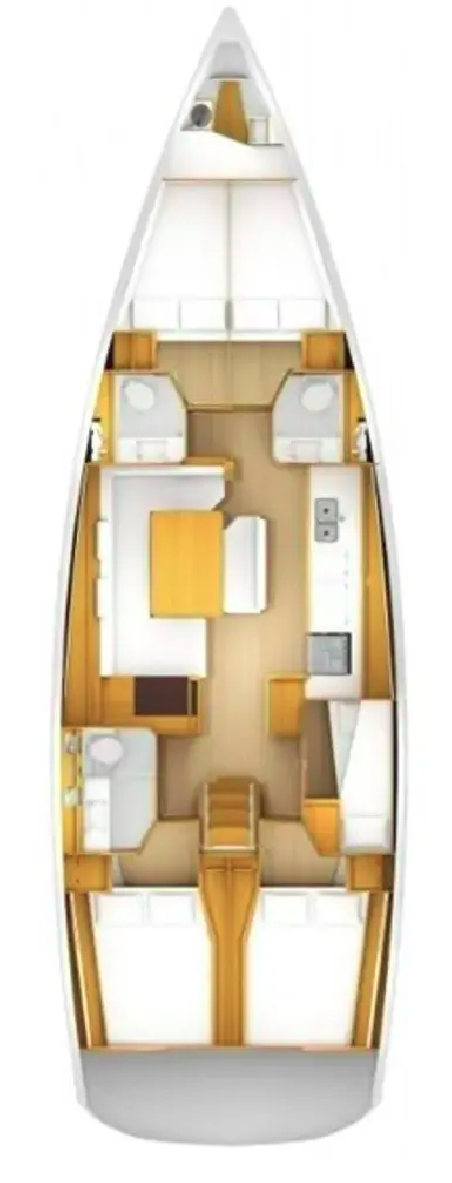 Jeanneau Sun Odyssey 519 - 5 + 1 cab. Aquaholic