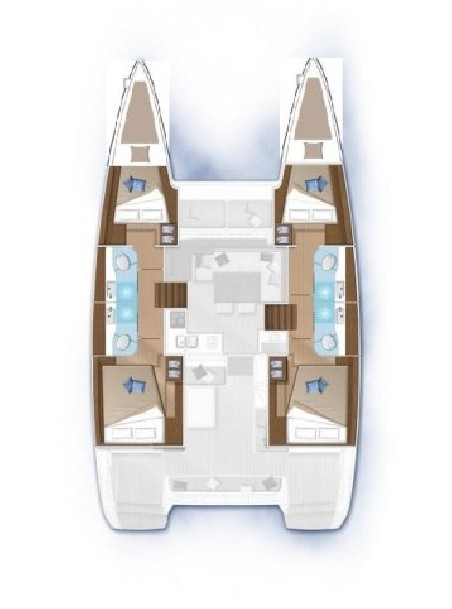 Lagoon-Bénéteau Lagoon 40 - 4 + 2 cab Blue Eyes