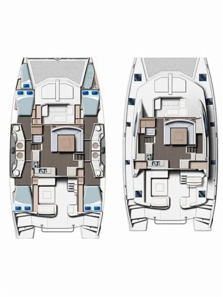 Leopard Catamarans / Robertson & Caine Leopard 48 - 4 + 2 cab. Sunday Kinga
