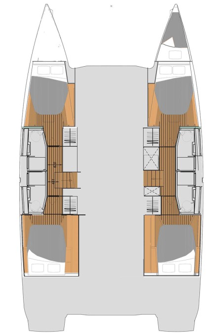 Fountaine Pajot Fountaine Pajot Elba 45 - 4 + 1 cab. Be Nauti